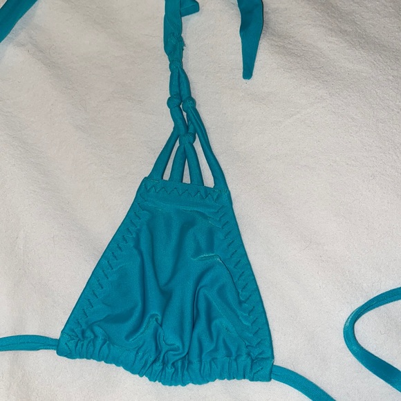 Turquoise bikini top - Picture 2 of 3